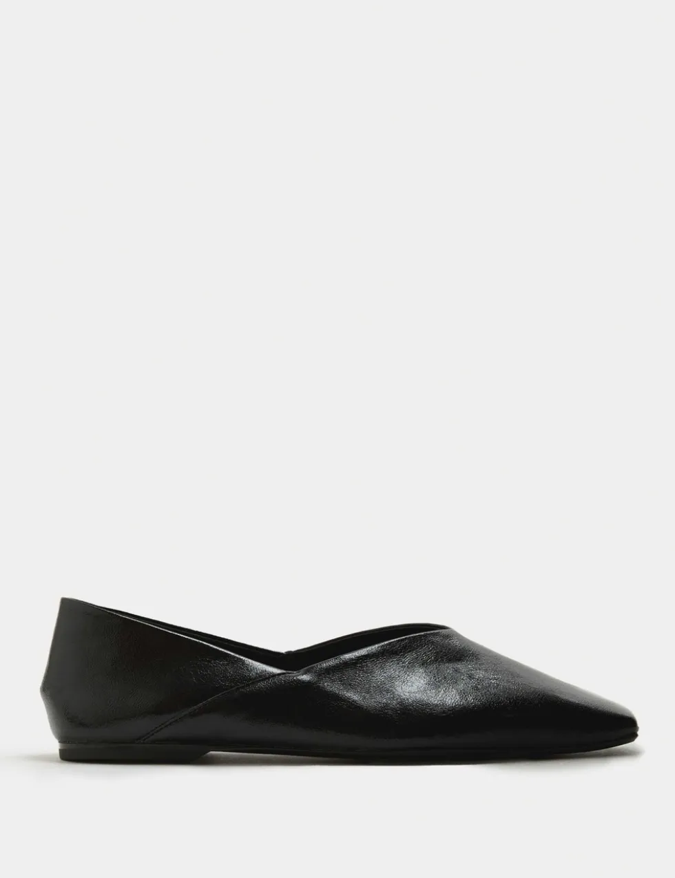 Slip On Flat Chisel Toe Ballet Pumps