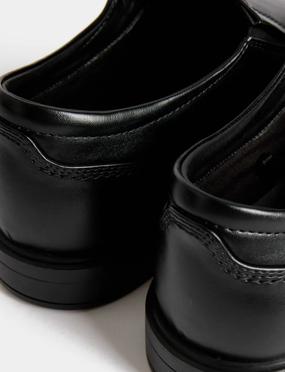 Slip-On Square Toe Shoes