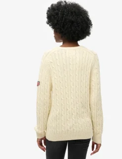 Slouchy Cable Knit Jumper