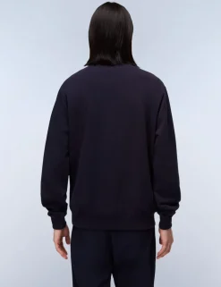 Small Box Pure Cotton Half Zip Sweatshirt