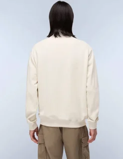 Small Box Pure Cotton Half Zip Sweatshirt
