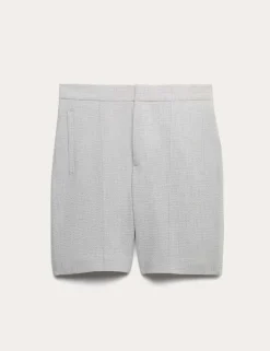 Smart Seersucker Stretch Shorts