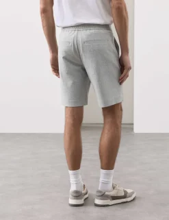 Smart Seersucker Stretch Shorts