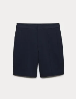 Smart Seersucker Stretch Shorts