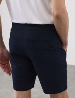 Smart Seersucker Stretch Shorts