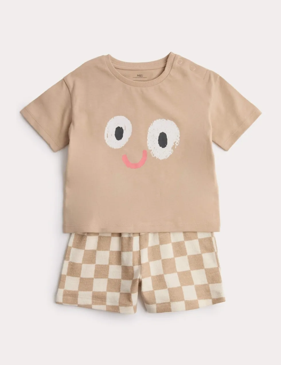 Smile Shirt And Shorts (0 Mths-5 Yrs)