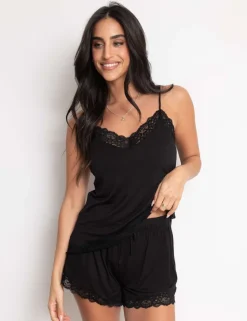 Sofa Loves Lace Trim Pyjama Shorts