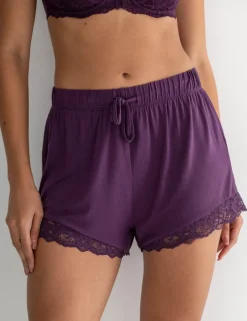 Sofa Loves Lace Trim Pyjama Shorts
