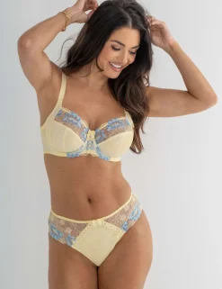 Sofia Embroidered Wired Side Support Bra (D-J)