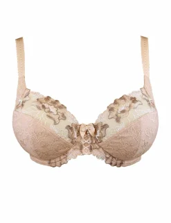 Sofia Lace Embroidered Side Support Bra (D-J)