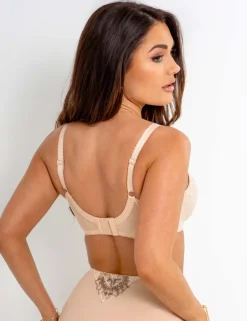 Sofia Lace Embroidered Side Support Bra (D-J)