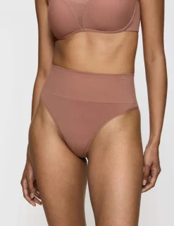 Soft Sculpt Bandeau High Rise Tummy Control Shaping Thong