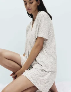 Soft Touch Printed Revere Shortie Set