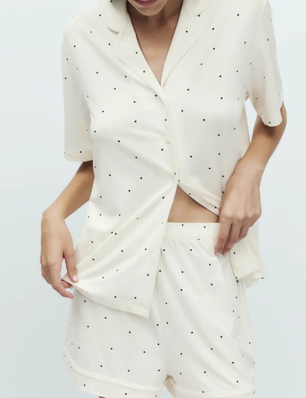 Soft Touch Printed Revere Shortie Set