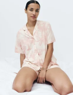 Soft Touch Printed Revere Shortie Set
