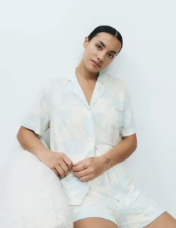 Soft Touch Printed Revere Shortie Set