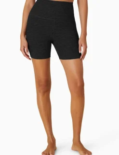 Spacedye Keep Pace High Waisted Biker Gym Shorts