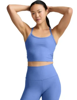 Spacedye Scoop Neck Racer Back Crop Vest Top