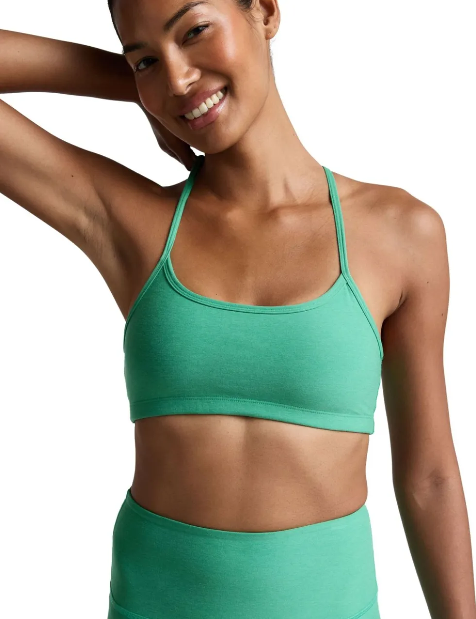 Spacedye Slim Racerback Sports Bra