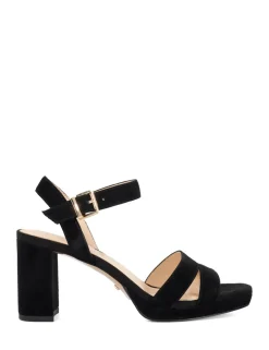 Sparkle Block Heel Sandals