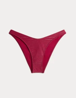 Sparkle High Leg Bikini Bottoms