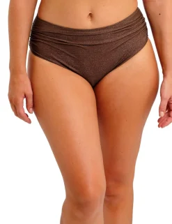 Sparkle High Waisted Full Bikini Bottoms