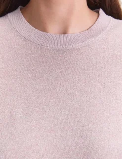 Sparkly Crew Neck Relaxed Jumper