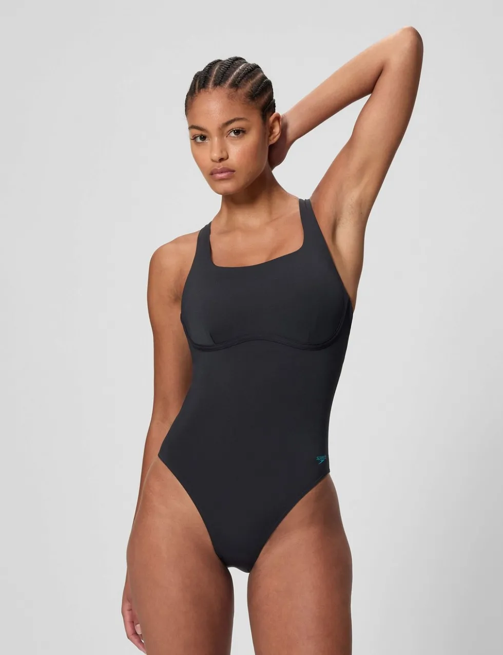 Speedo Solid Flex Band One Piece