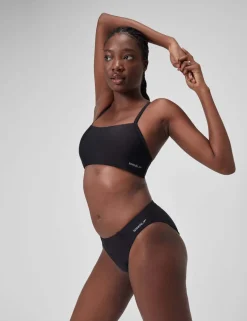 Speedo Solid Racerback Bikini Top
