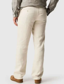 Spencer Bay Regular Fit Pure Linen Trousers