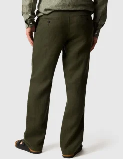 Spencer Bay Regular Fit Pure Linen Trousers