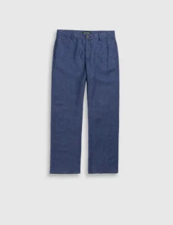 Spencer Bay Regular Fit Pure Linen Trousers