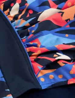 Splash Control Ruched Swimsuit