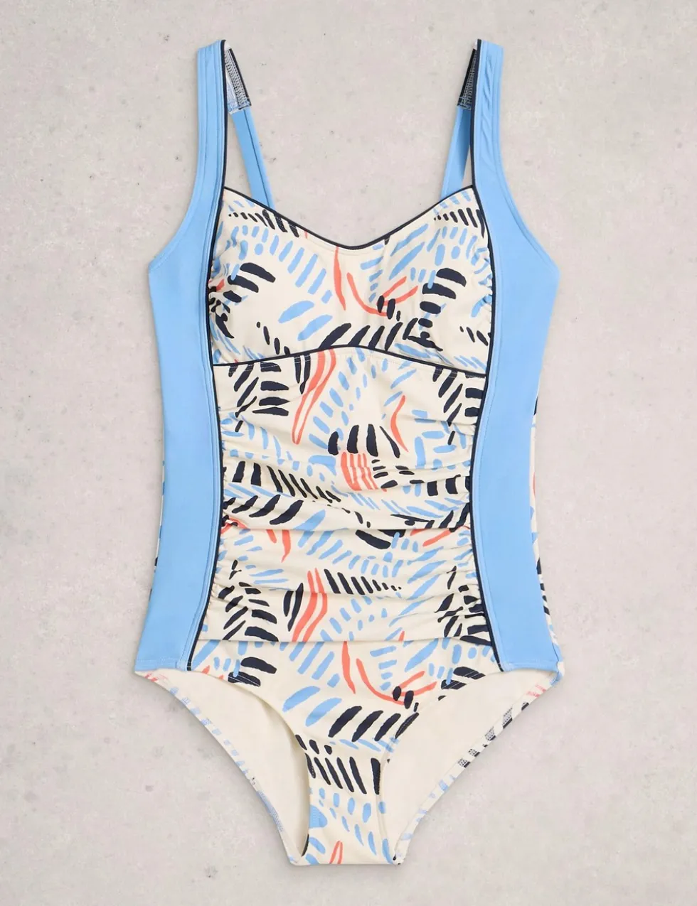 Splash Control Ruched Swimsuit
