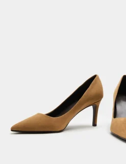Stiletto Heel Pointed Court Shoes