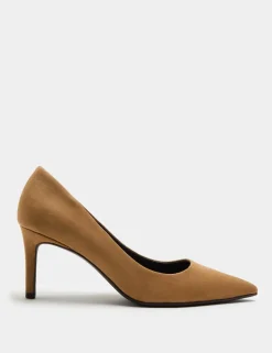 Stiletto Heel Pointed Court Shoes