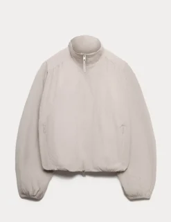 Stormwear™ Lightweight Funnel Neck Gathered Jacket
