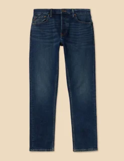 Straight Fit 5 Pocket Jeans