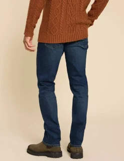 Straight Fit 5 Pocket Jeans