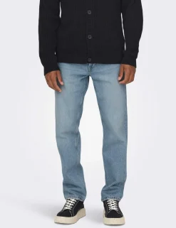 Straight Fit 5 Pocket Jeans