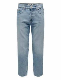 Straight Fit 5 Pocket Jeans