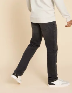 Straight Fit 5 Pocket Jeans
