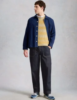 Straight Fit 5 Pocket Jeans