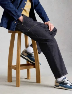 Straight Fit 5 Pocket Jeans