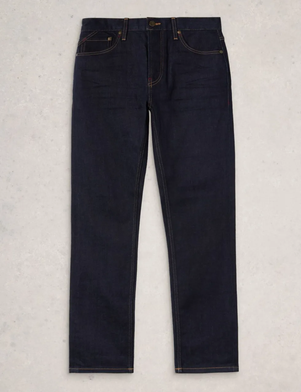 Straight Fit 5 Pocket Jeans
