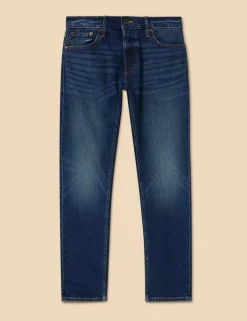 Straight Fit 5 Pocket Jeans