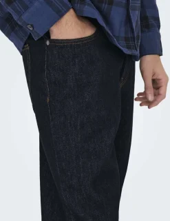 Straight Fit 5 Pocket Rigid Jeans