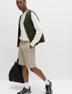 Straight Fit Cargo Shorts