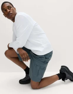 Straight Fit Cargo Shorts