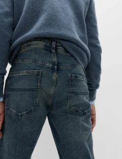 Straight Fit Comfort Stretch Jeans